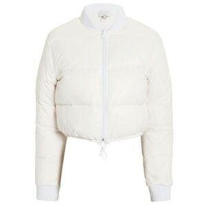 Tibi Cropped Reversible Down filled Puffer Jacket size Large, NWT